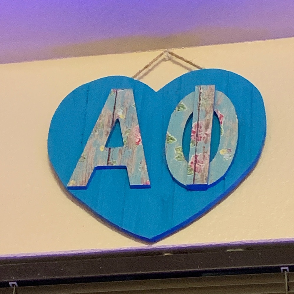 Alpha phi wall decor handmade